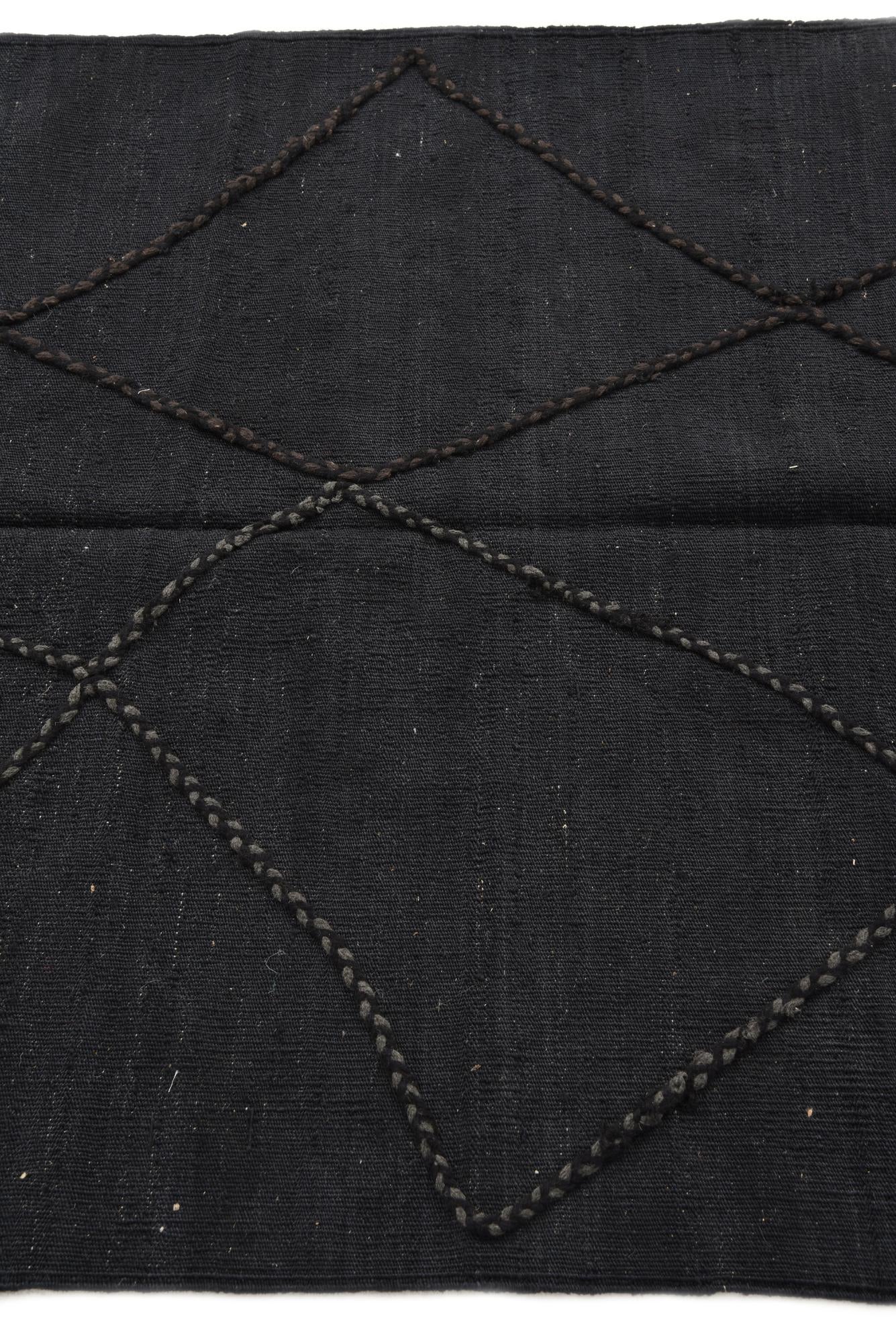 3' 6 x 4' 10 Hand Knotted Moroccan Wool Rug