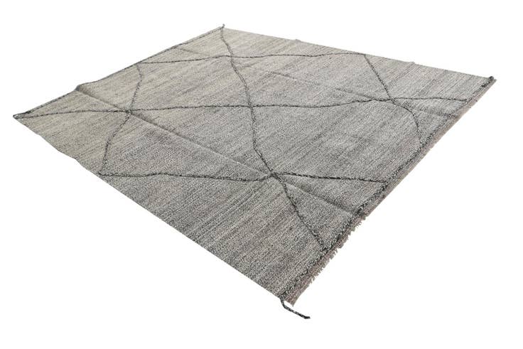 Detail image of 8' 2 x 9' 8 Hand Knotted Moroccan Wool Rug