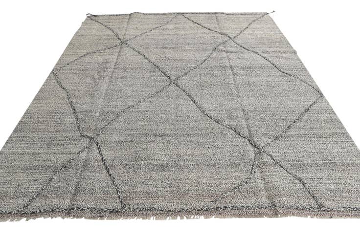 Detail image of 8' 2 x 9' 8 Hand Knotted Moroccan Wool Rug