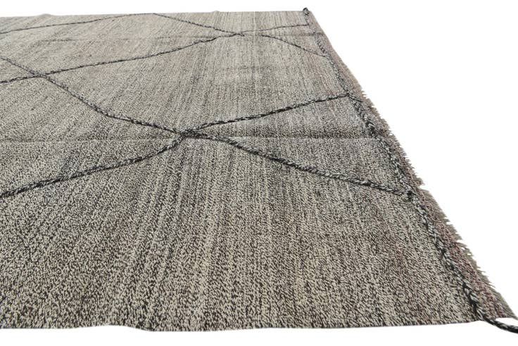 Detail image of 8' 2 x 9' 8 Hand Knotted Moroccan Wool Rug