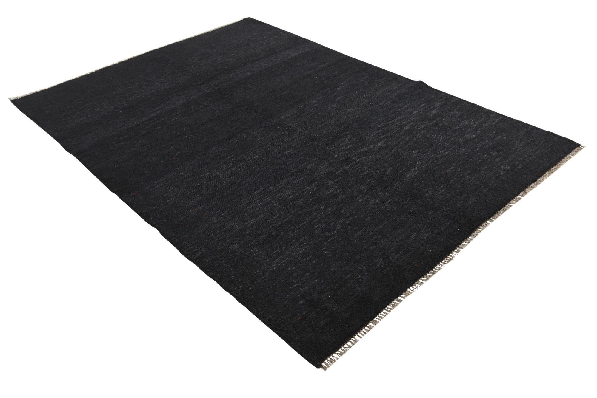 5' 9 x 8' 1 Hand Knotted Moroccan Wool Rug