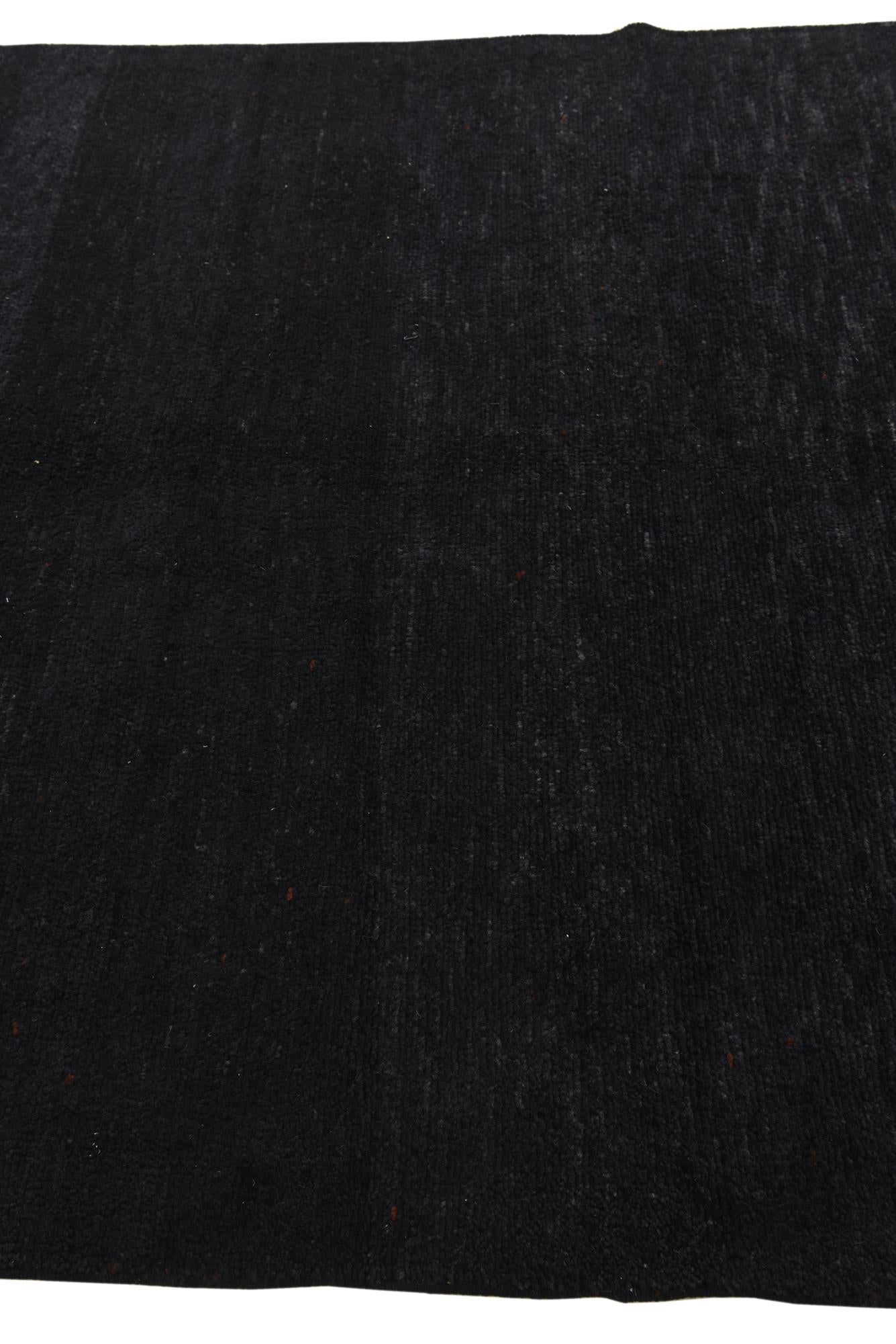 5' 9 x 8' 1 Hand Knotted Moroccan Wool Rug