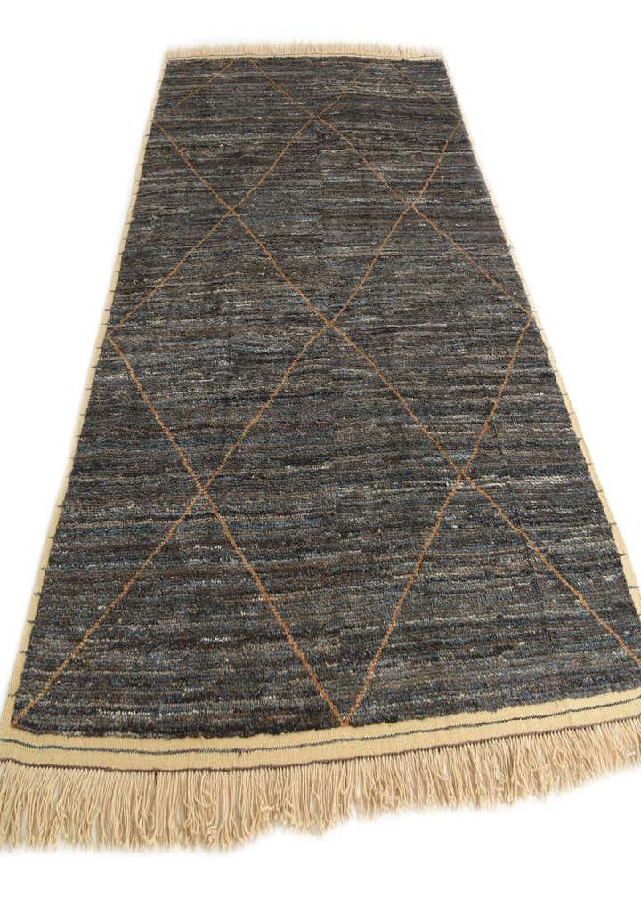 7' 10 x 10' 6 Hand Knotted Moroccan Wool Rug