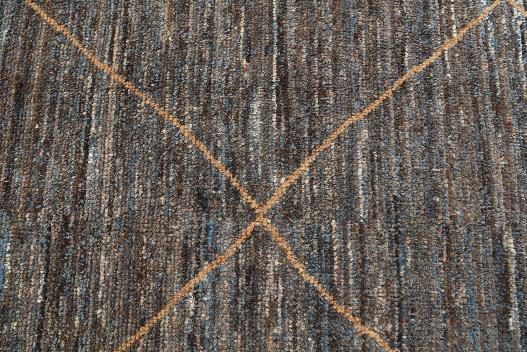 7' 10 x 10' 6 Hand Knotted Moroccan Wool Rug