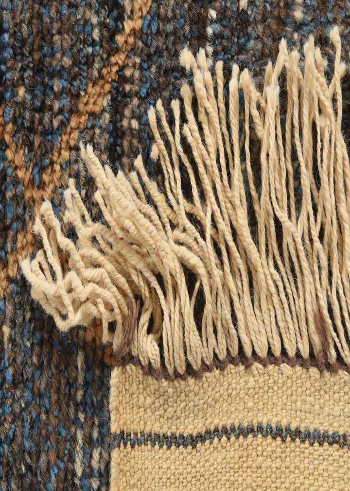 7' 10 x 10' 6 Hand Knotted Moroccan Wool Rug