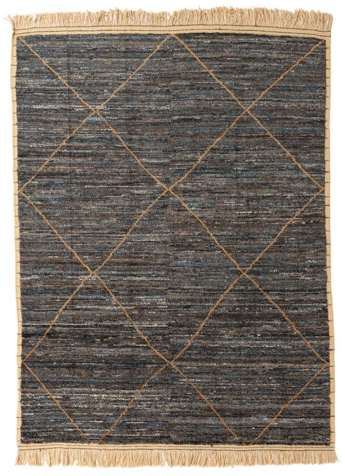 Detail image of 7' 10 x 10' 6 Hand Knotted Moroccan Wool Rug