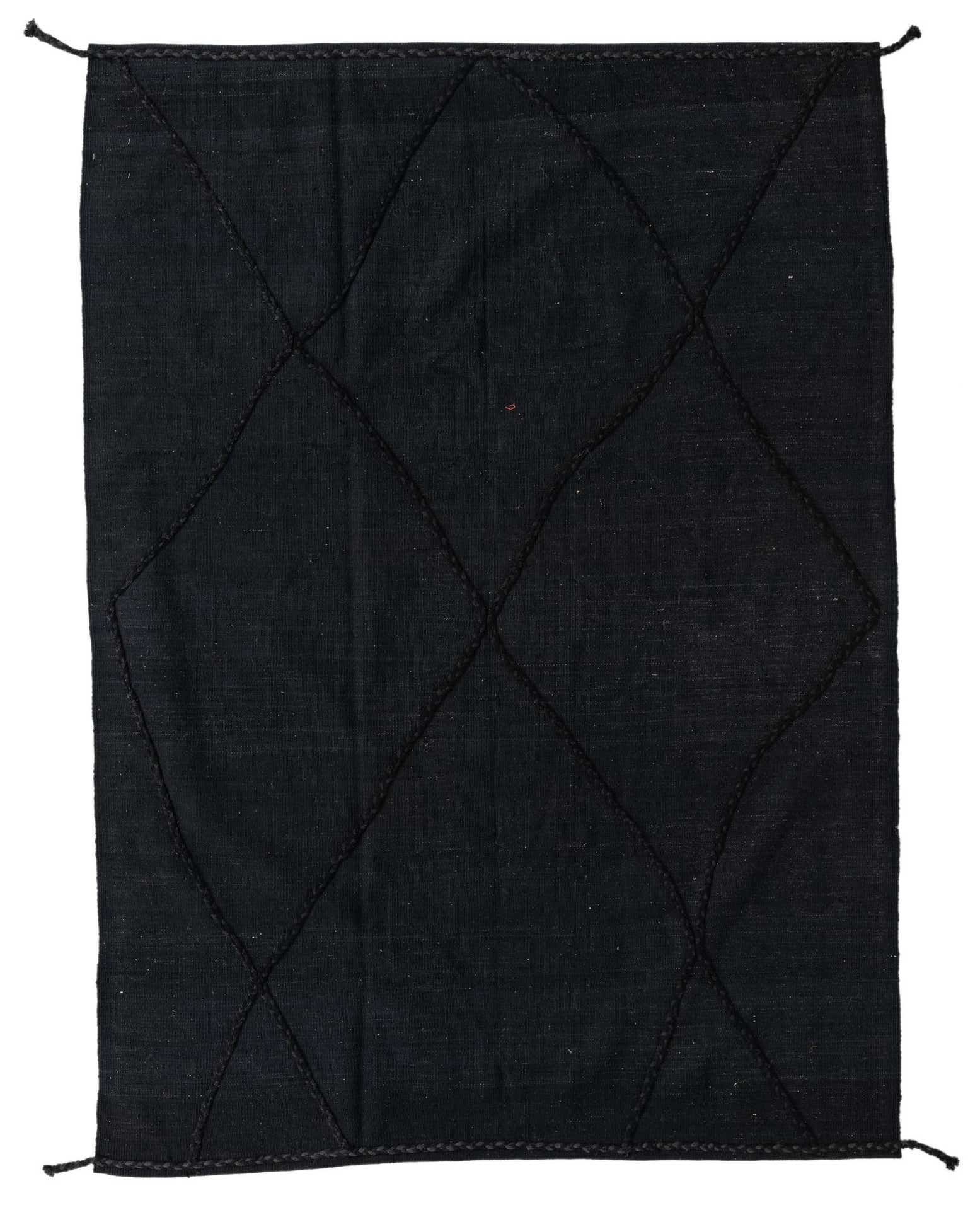 5' 6 x 7' 7 Hand Knotted Moroccan Wool Rug