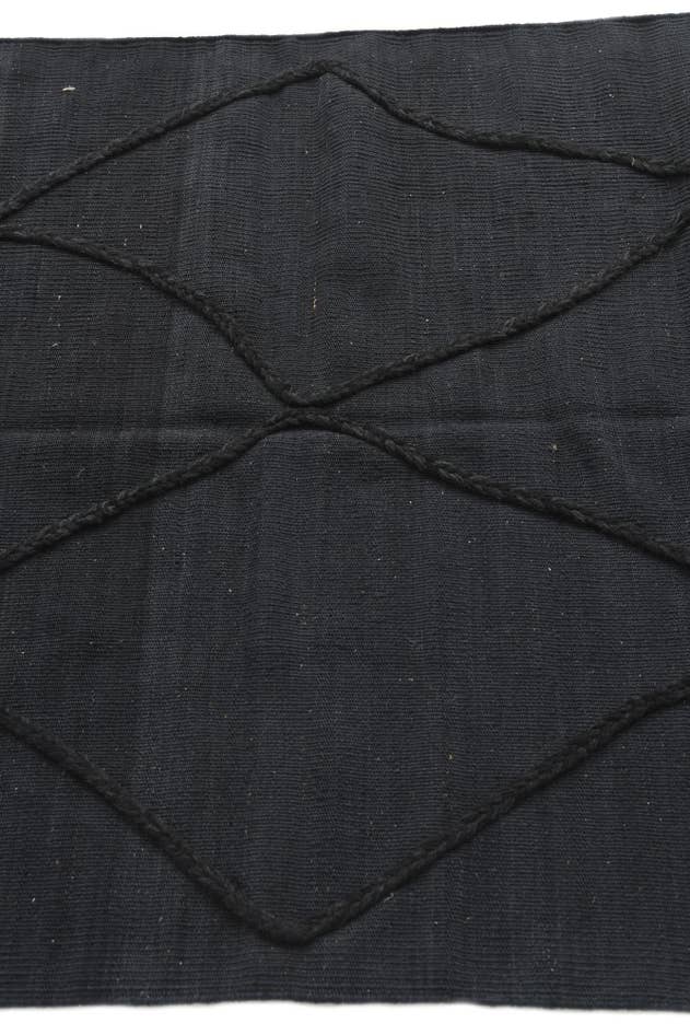 Detail image of 3' 5 x 5' Hand Knotted Moroccan Wool Rug