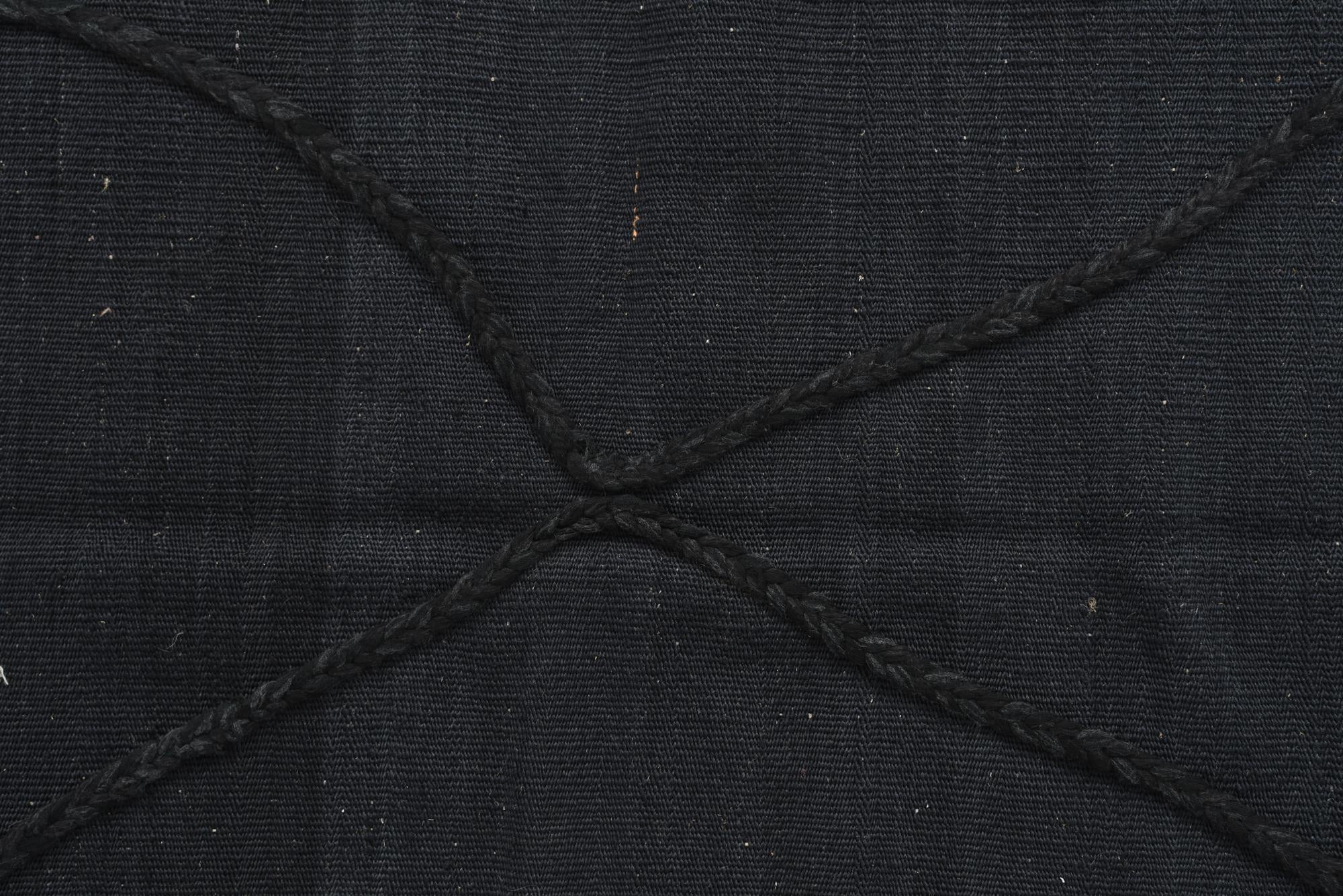 3' 5 x 5' Hand Knotted Moroccan Wool Rug