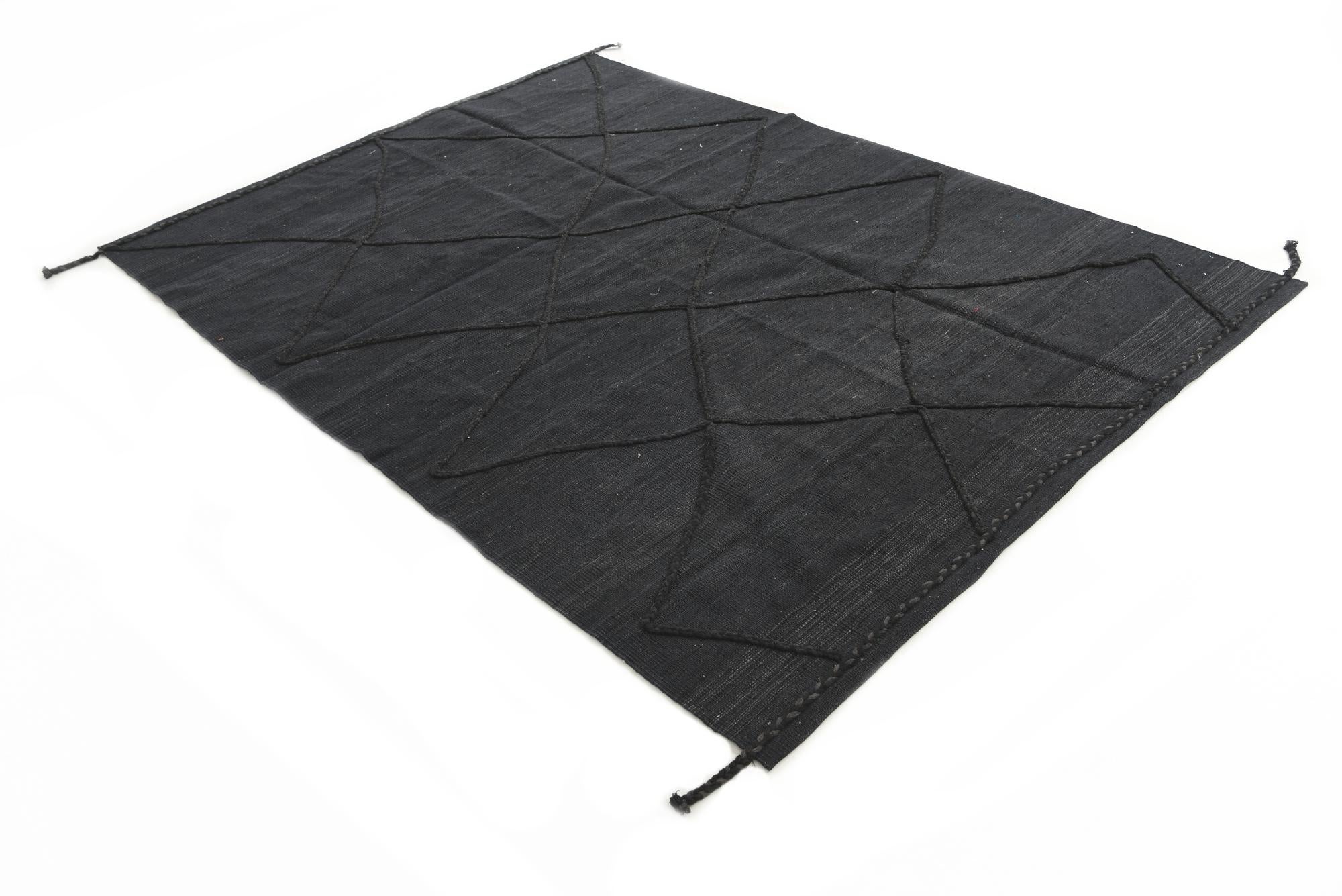5' 8 x 7' 9 Hand Knotted Moroccan Wool Rug