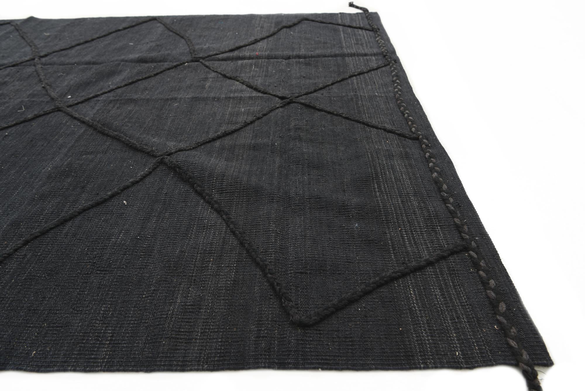 5' 8 x 7' 9 Hand Knotted Moroccan Wool Rug