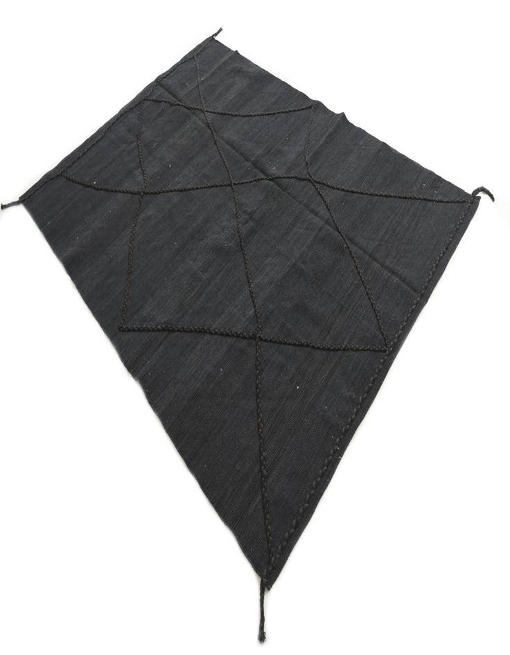 Detail image of 5' 8 x 7' 10 Hand Knotted Moroccan Wool Rug