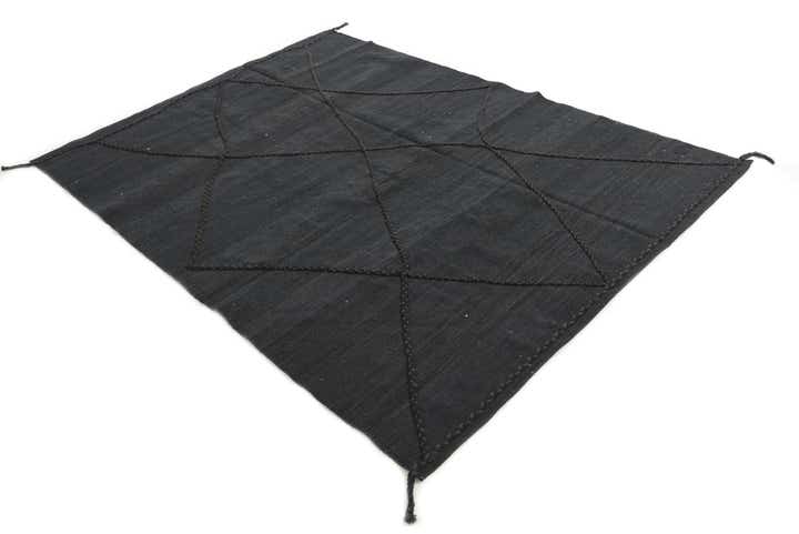 5' 8 x 7' 10 Hand Knotted Moroccan Wool Rug