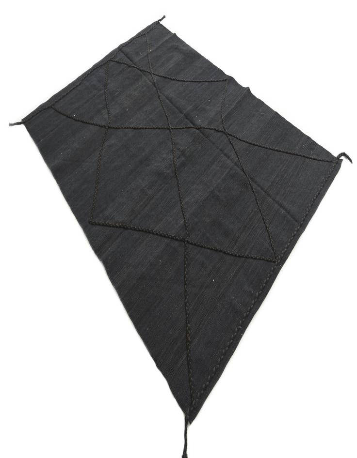 Detail image of 5' 8 x 7' 10 Hand Knotted Moroccan Wool Rug