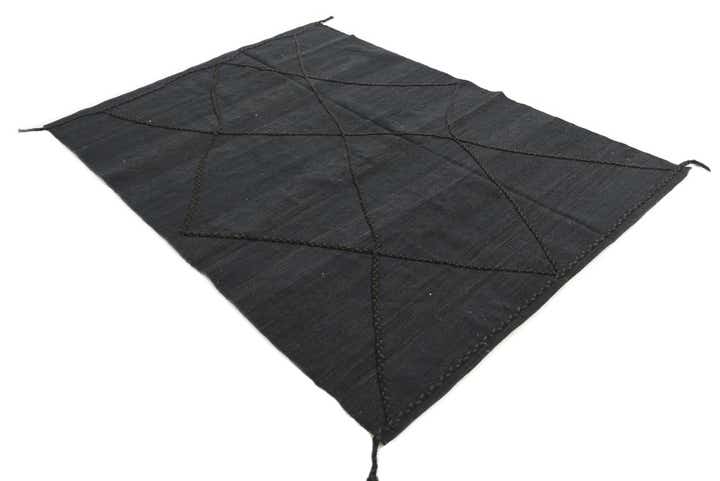 5' 8 x 7' 10 Hand Knotted Moroccan Wool Rug