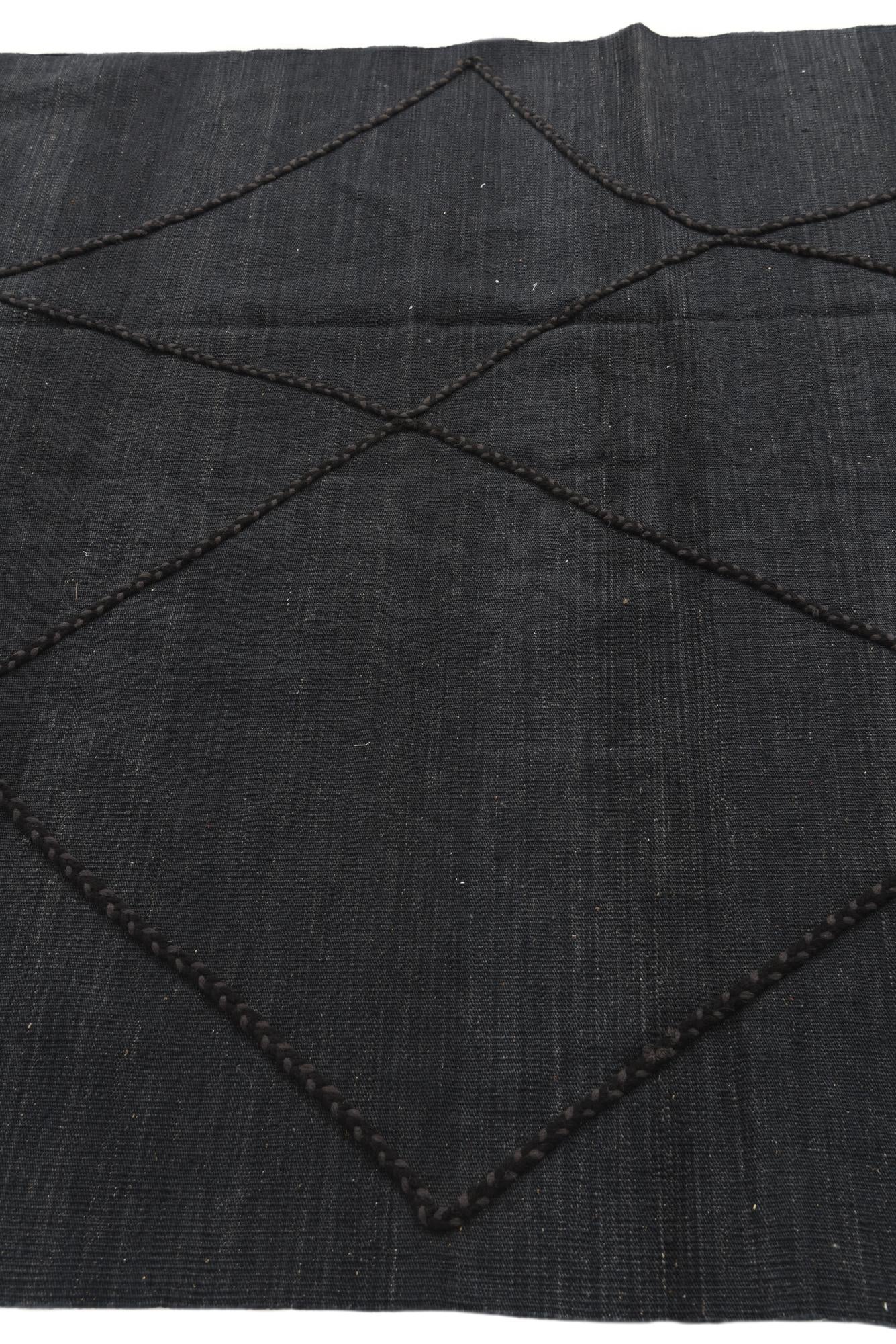 5' 8 x 7' 10 Hand Knotted Moroccan Wool Rug