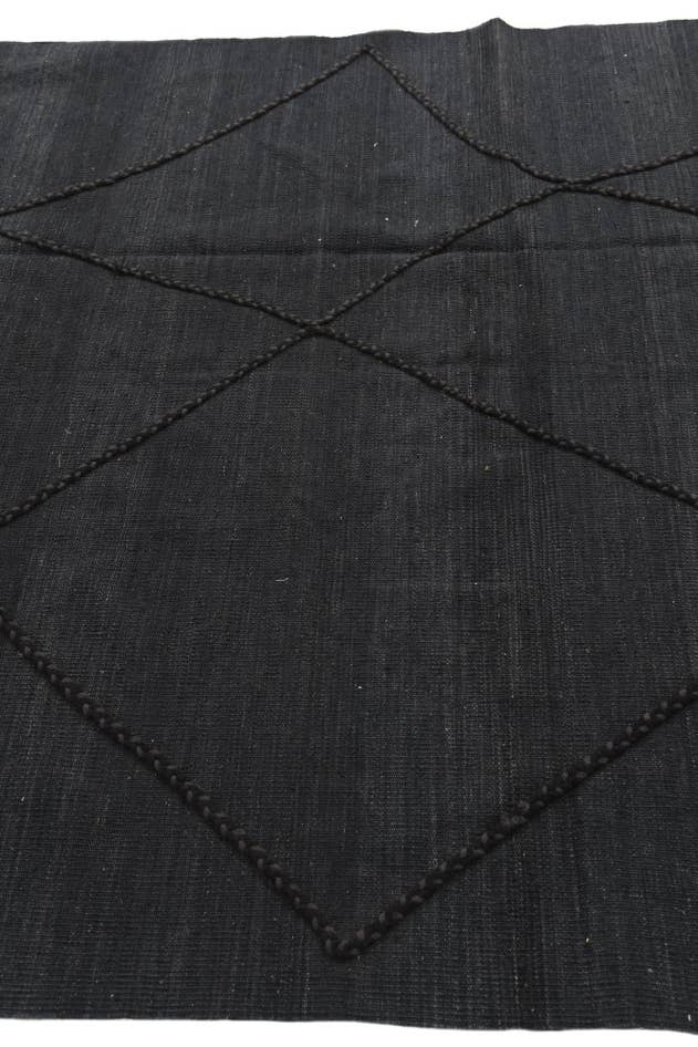 Detail image of 5' 8 x 7' 10 Hand Knotted Moroccan Wool Rug