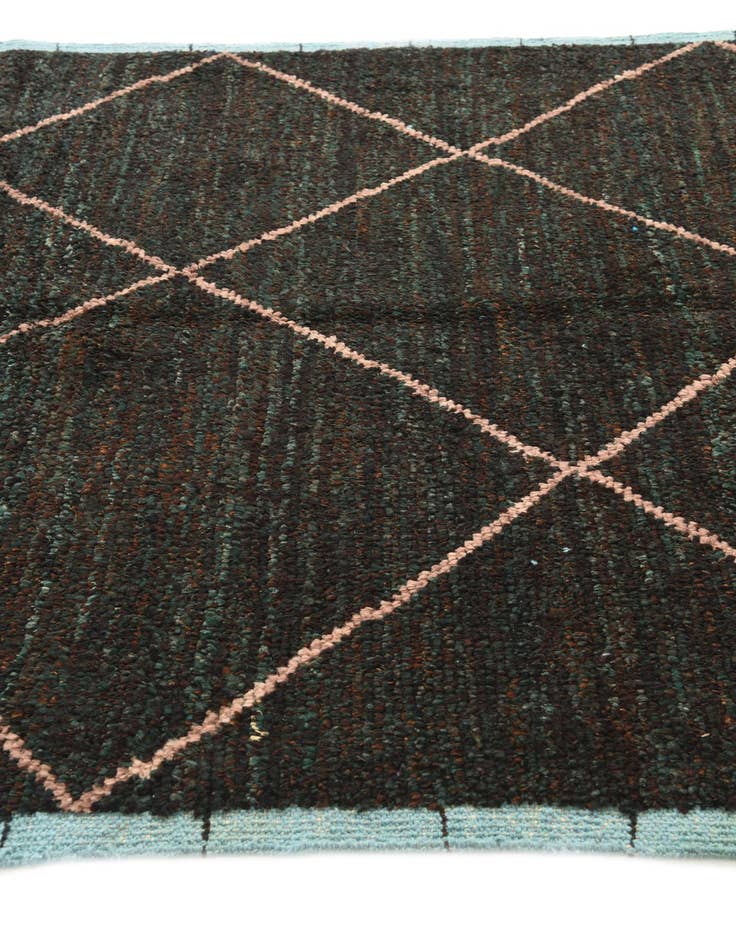 Detail image of 5' 1 x 8' 5  Hand Knotted Moroccan Wool Rug