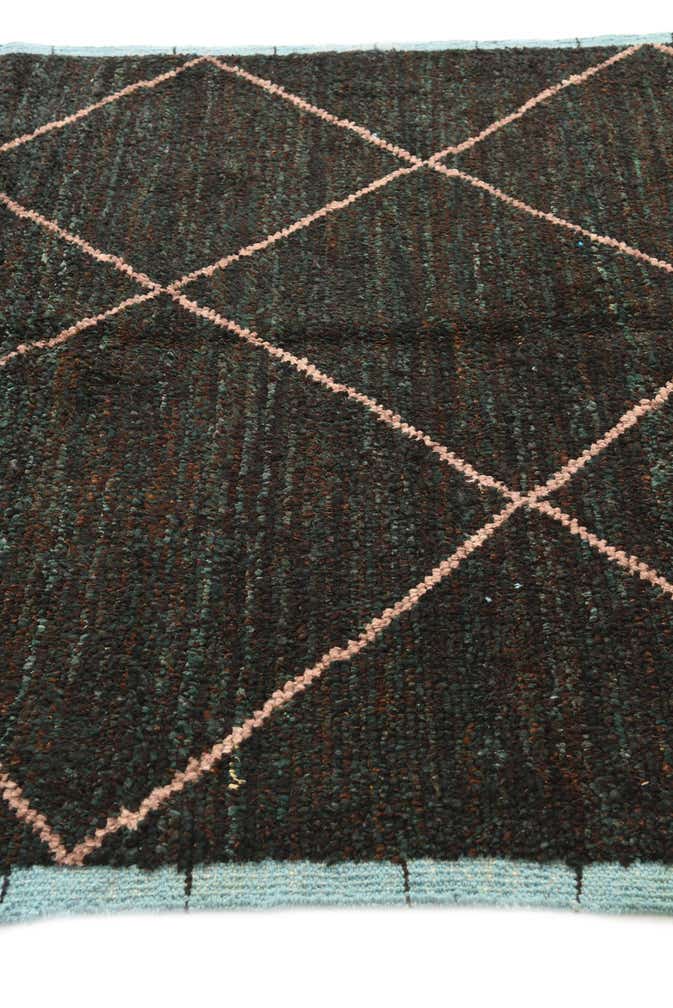 5' 1 x 8' 5 Hand Knotted Moroccan Wool Rug