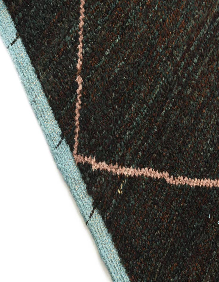 Detail image of 5' 1 x 8' 5  Hand Knotted Moroccan Wool Rug