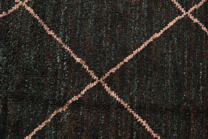 5' 1 x 8' 5 Hand Knotted Moroccan Wool Rug