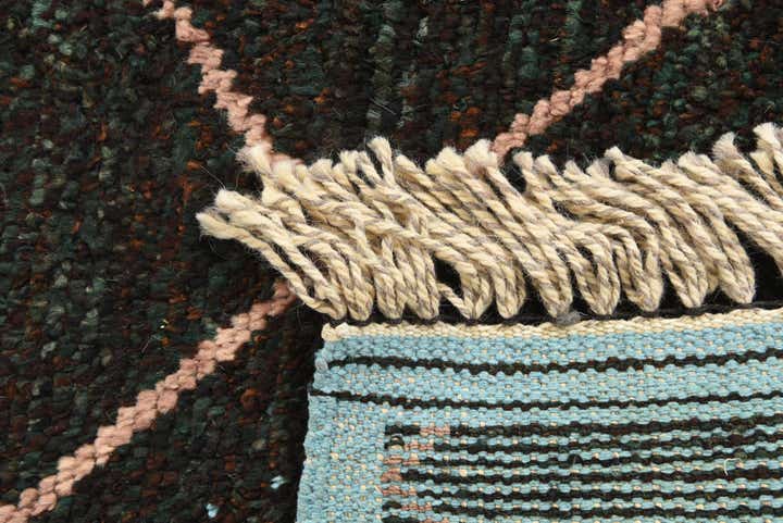 5' 1 x 8' 5 Hand Knotted Moroccan Wool Rug