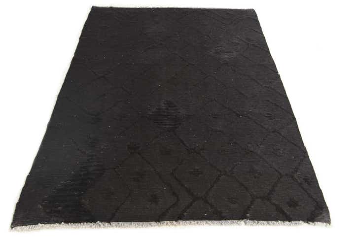 140cm x 205cm Noué main Marocain Tapis Laine