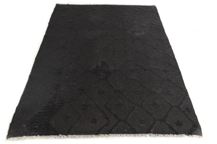 Vue détaillée : 140cm x 205cm Noué main Marocain Tapis Laine
