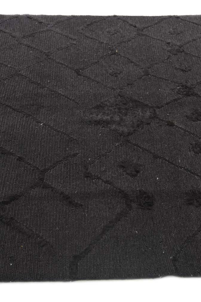 140cm x 205cm Noué main Marocain Tapis Laine