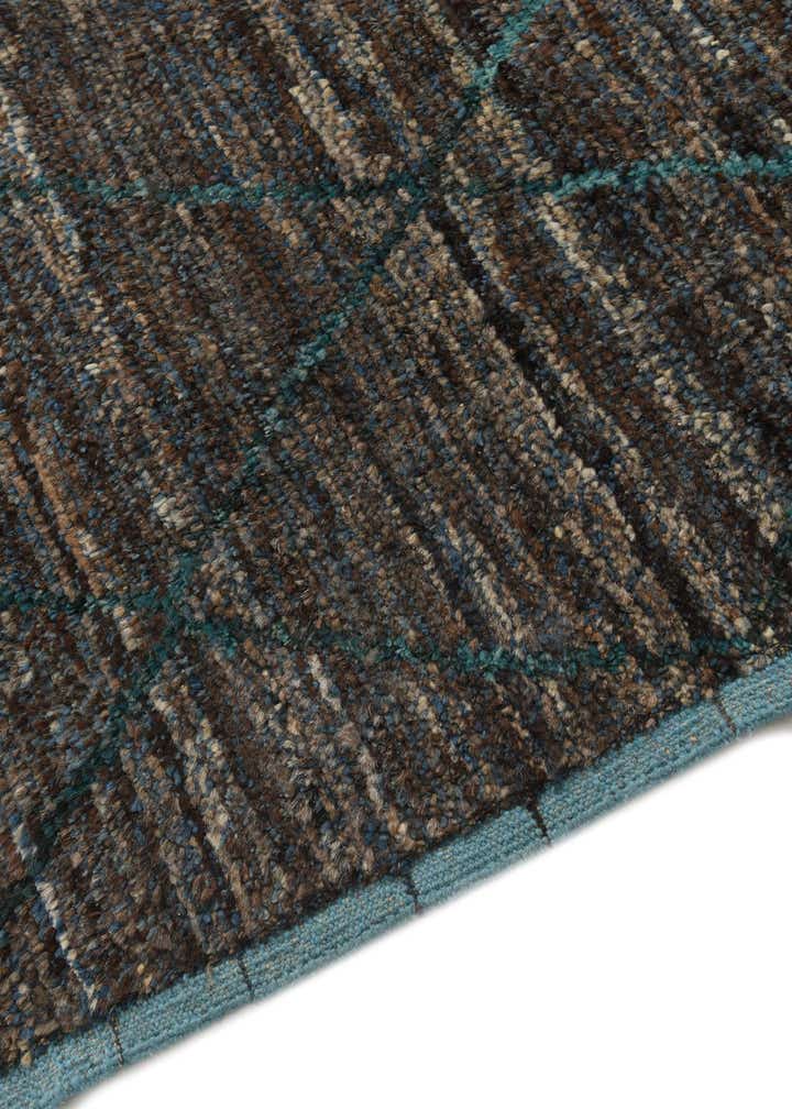 6' 1 x 9' 2 Hand Knotted Moroccan Wool Rug