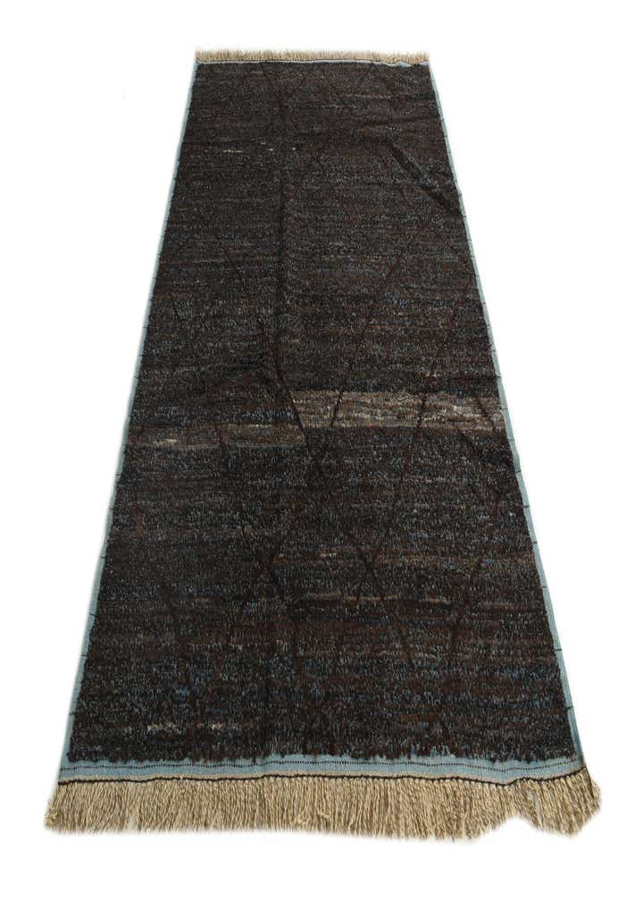 6' 1 x 9' 5 Hand Knotted Moroccan Wool Rug