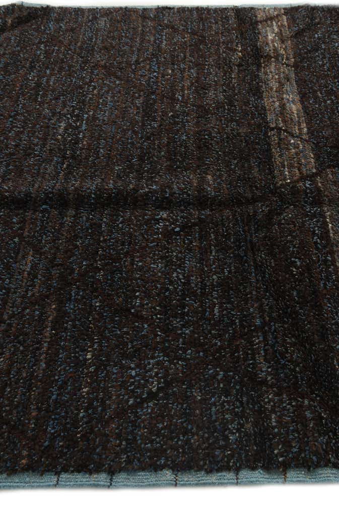 6' 1 x 9' 5 Hand Knotted Moroccan Wool Rug