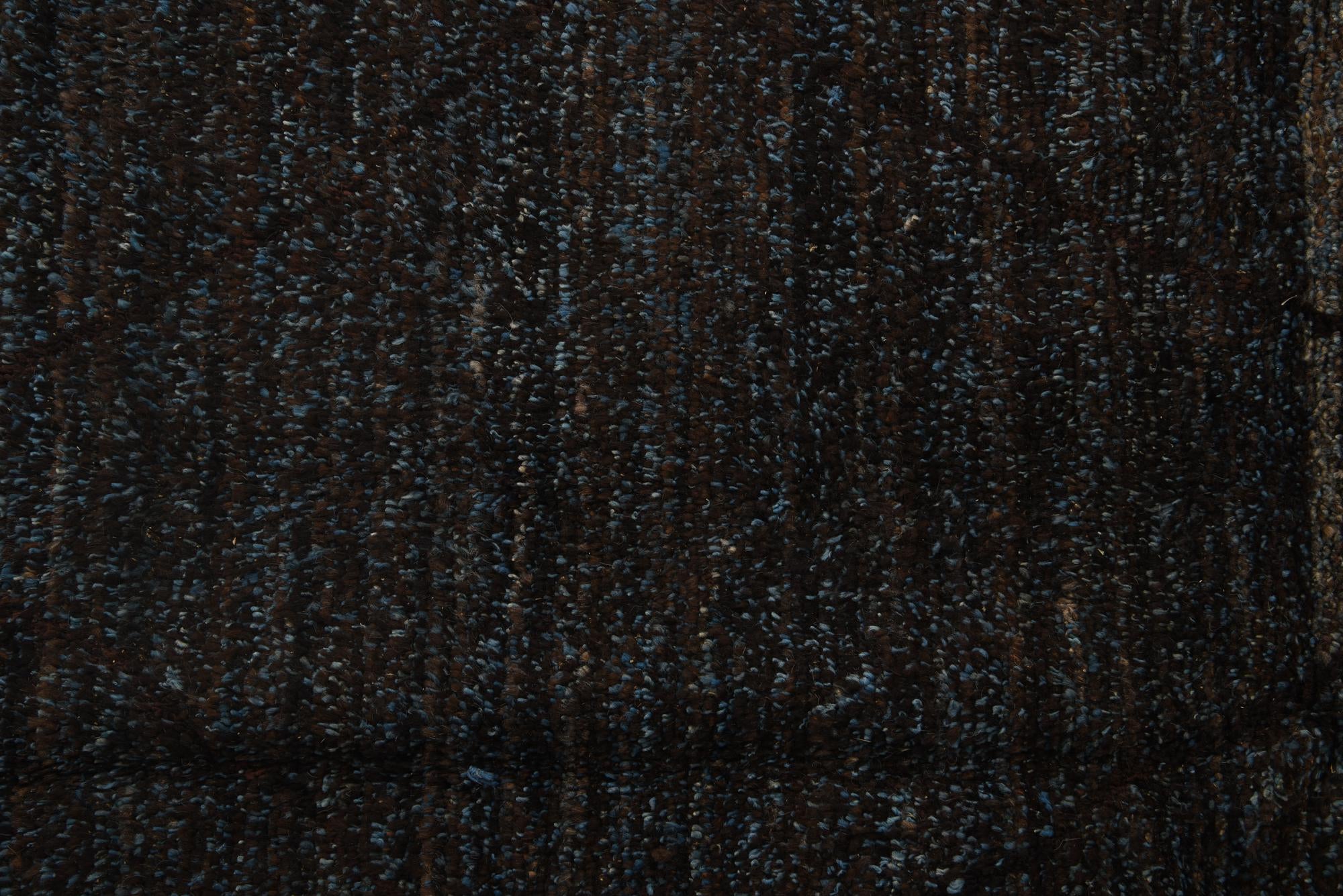 6' 1 x 9' 5 Hand Knotted Moroccan Wool Rug