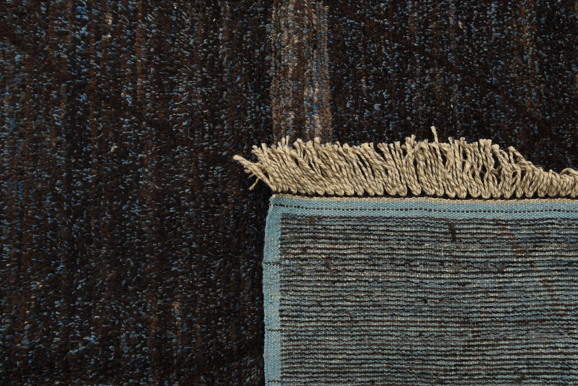 6' 1 x 9' 5 Hand Knotted Moroccan Wool Rug