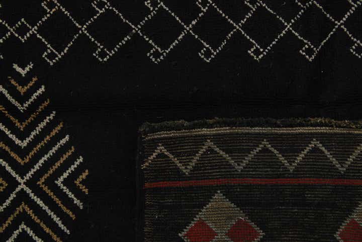 6' 5 x 9' 3 Hand Knotted Moroccan Wool Rug