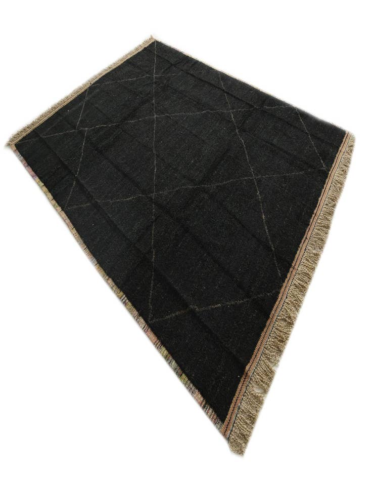 Detail image of 8' 1 x 10' 7  Hand Knotted Moroccan Wool Rug