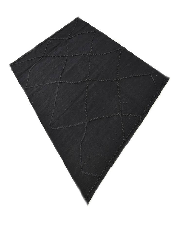 Detail image of 5' 10 x 7' 11  Hand Knotted Moroccan Wool Rug