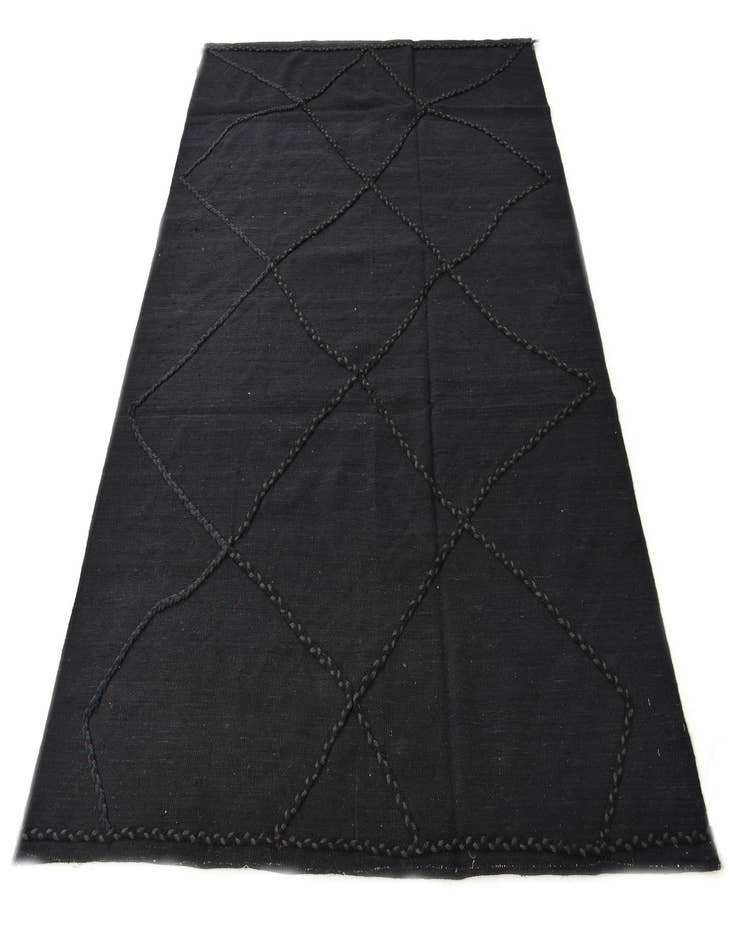 Detail image of 5' 10 x 7' 11  Hand Knotted Moroccan Wool Rug