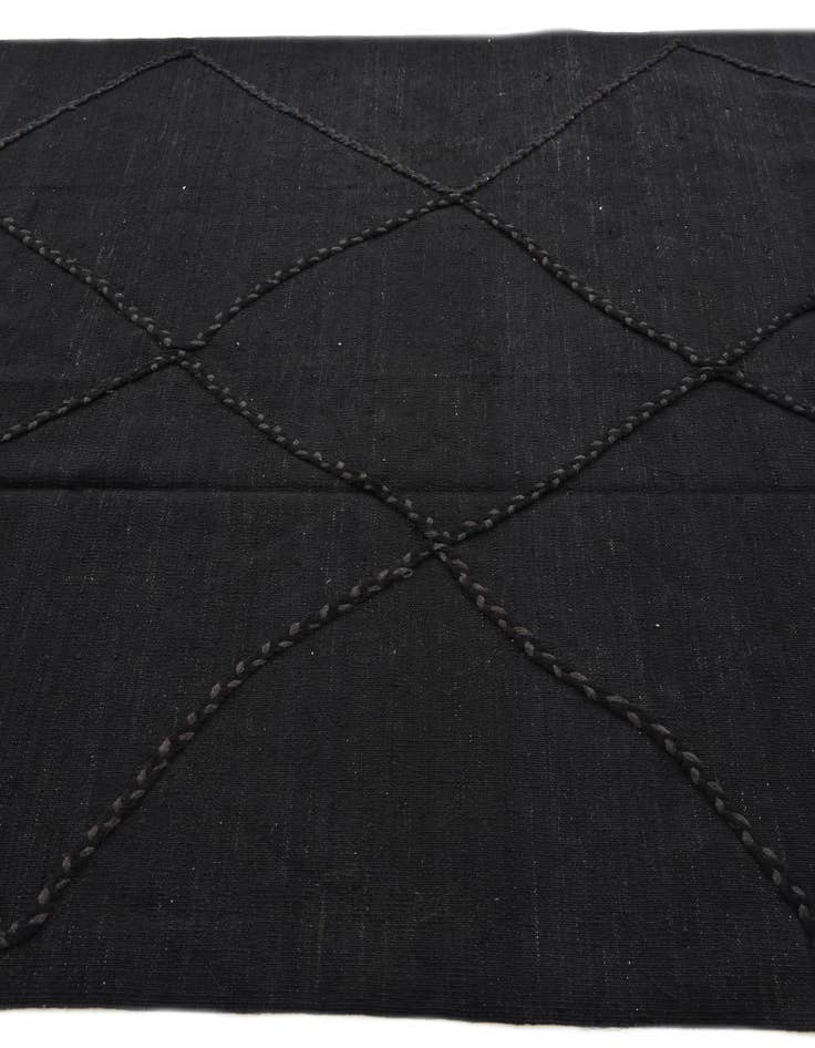 Detail image of 5' 10 x 7' 11  Hand Knotted Moroccan Wool Rug