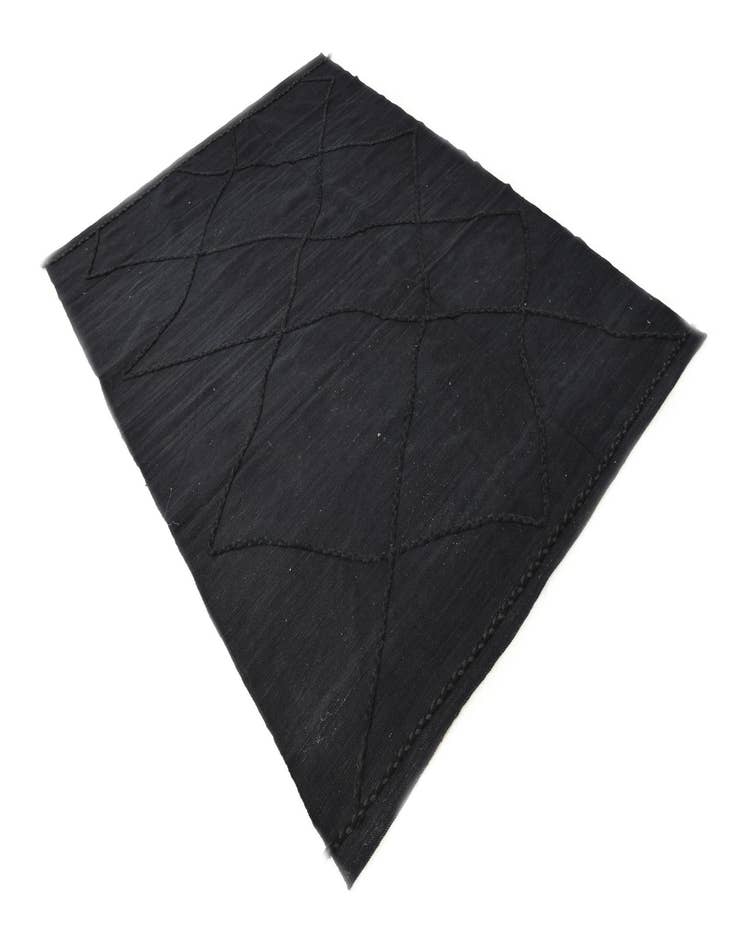 Detail image of 5' 8 x 8' Hand Knotted Moroccan Wool Rug