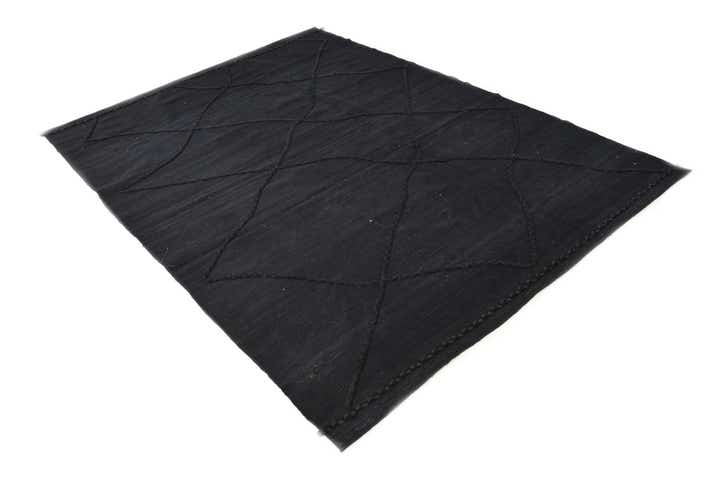 5' 8 x 8' Hand Knotted Moroccan Wool Rug