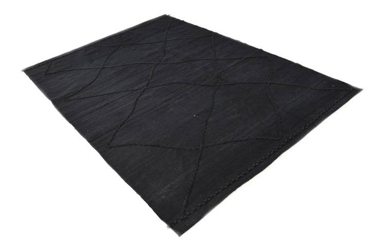 Detail image of 5' 8 x 8' Hand Knotted Moroccan Wool Rug