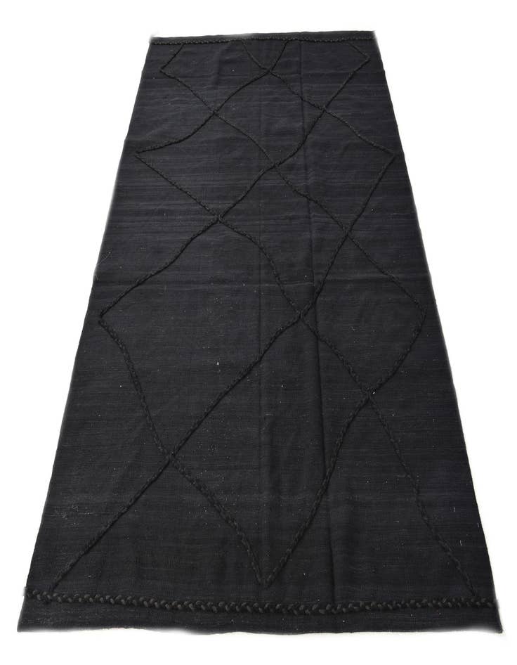 Detail image of 5' 8 x 8' Hand Knotted Moroccan Wool Rug