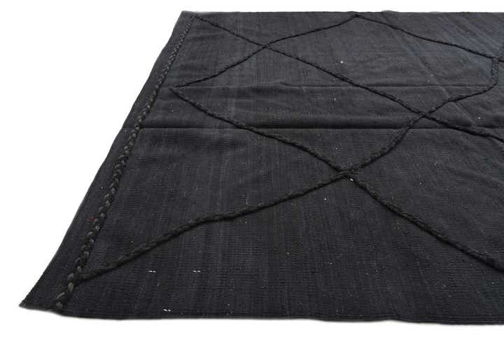 5' 8 x 8' Hand Knotted Moroccan Wool Rug