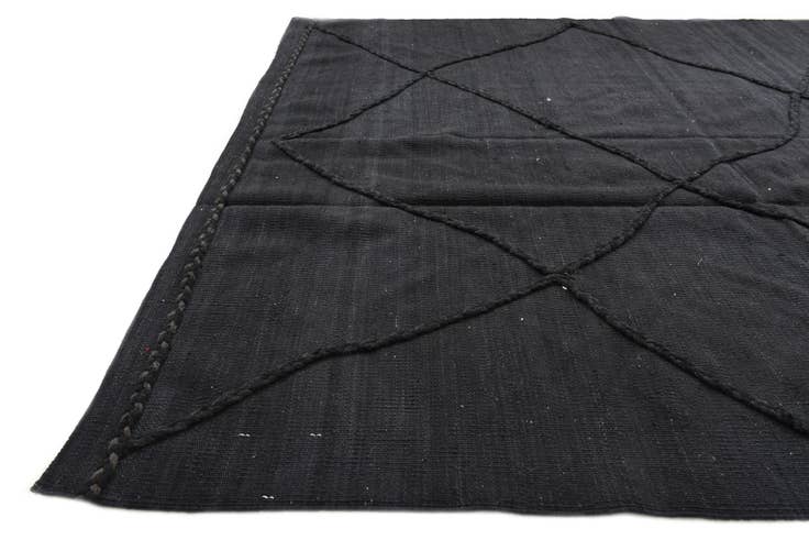 Detail image of 5' 8 x 8' Hand Knotted Moroccan Wool Rug