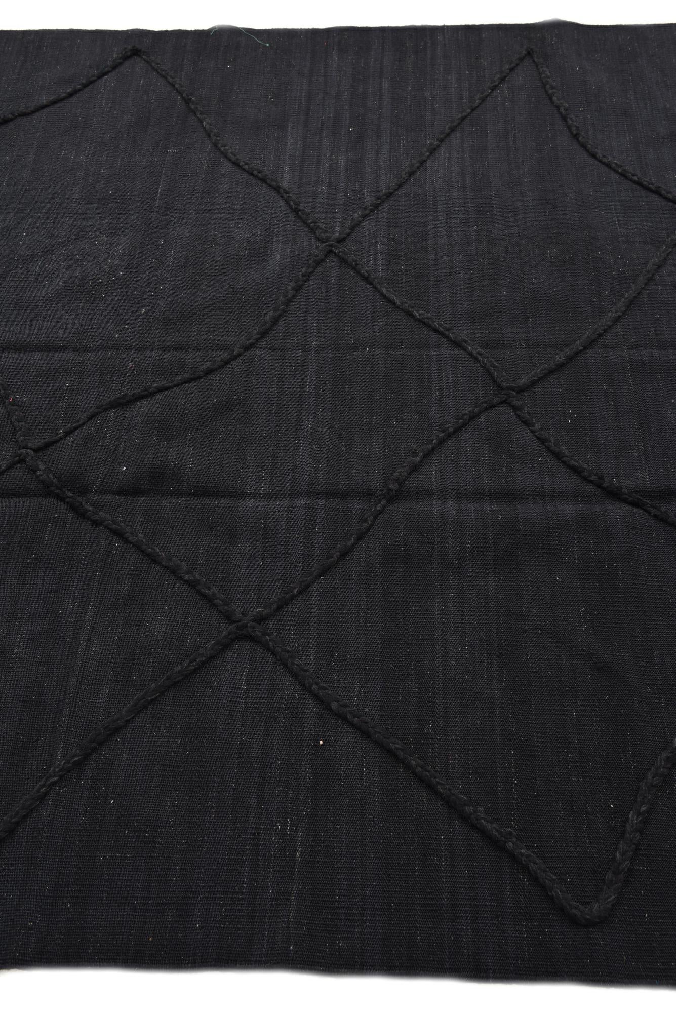 5' 8 x 8' Hand Knotted Moroccan Wool Rug