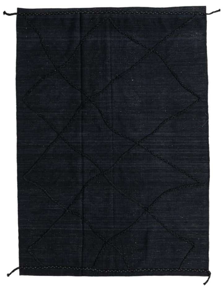 5' 8 x 8' Hand Knotted Moroccan Wool Rug