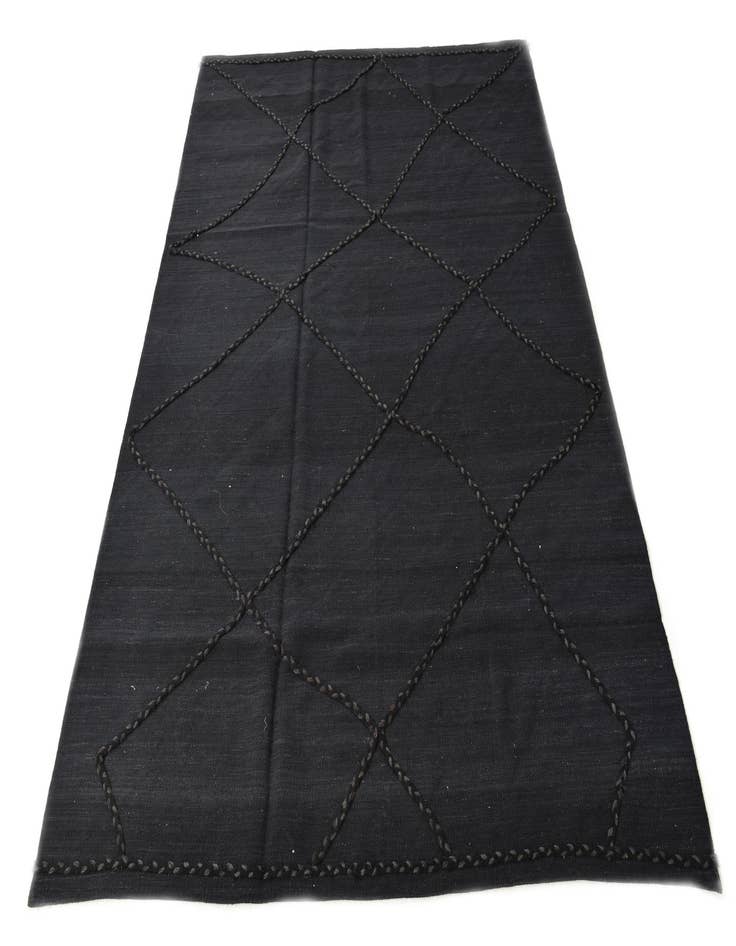 Detail image of 5' 9 x 7' 11  Hand Knotted Moroccan Wool Rug