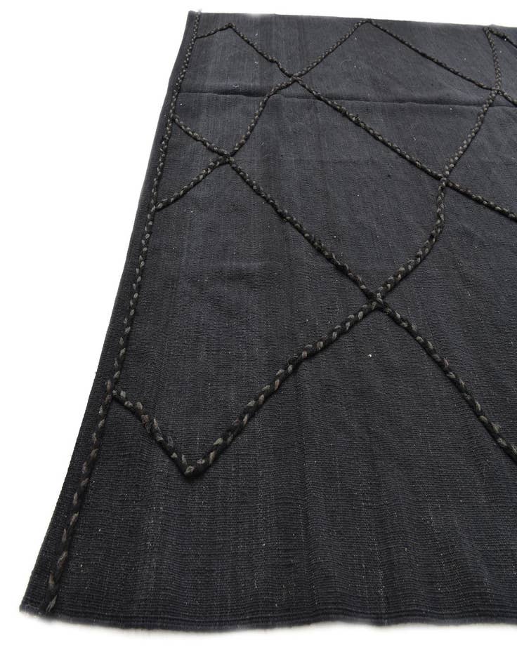 Detail image of 5' 9 x 7' 11  Hand Knotted Moroccan Wool Rug