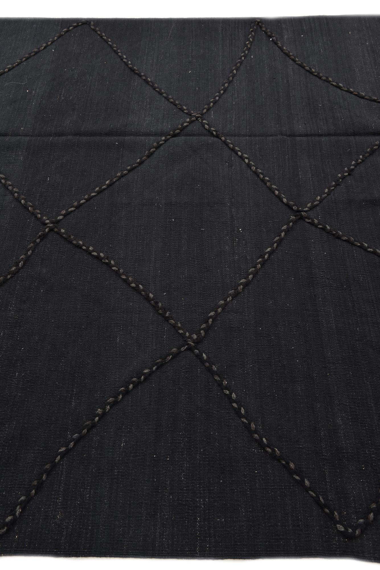 5' 9 x 7' 11 Hand Knotted Moroccan Wool Rug